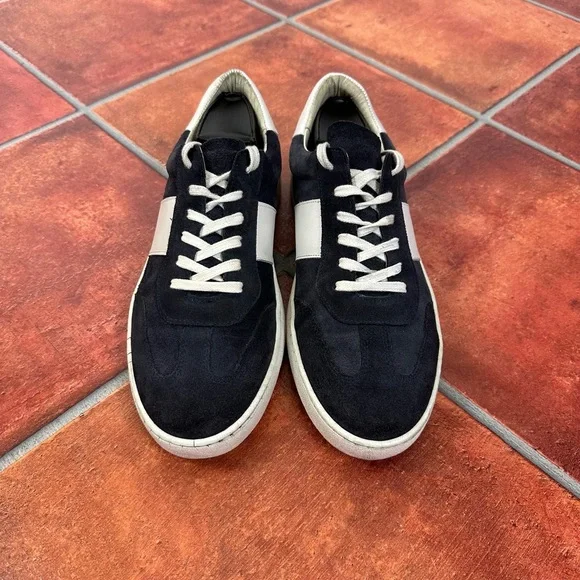 Junk De Luxe Black Lace-Up Low Top Sneakers Size USA 10 UK 9.5 - Picture 5 of 13